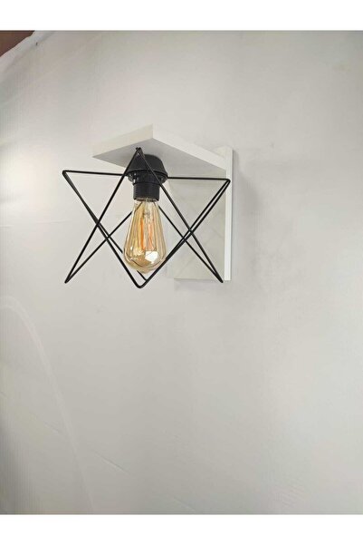 BİAVİZE الشمعدان ديكور خشبي مطلي