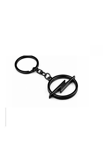 GARDENAUTO Opel 3D Metal Car Keychain - Black Coated Auto Keychain