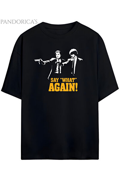 Grafftee Clothing Tricou unisex din bumbac cu design Pandorica's Pulp Fiction