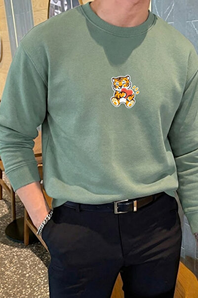 COMBİNE MİCHAİL Hanorac largi pentru bărbați cu imprimeu tigru