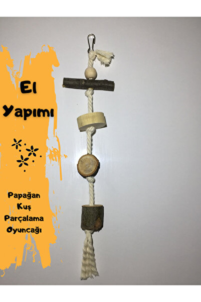 Ciko Kafes Ahşap Papağan Oyuncağı