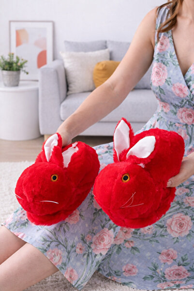Behtah Kundura نعال قطيفة على شكل أرنب، شباشب منزلية، أحذية منزلية، أحذية منز...