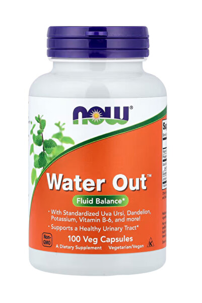 Now Foods Supplements, Water Out With Standardized Uva Ursi, Dandelion, Potas...