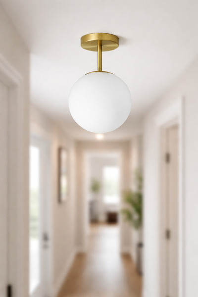 VENON 1 قطعة من شمعدان ريكي أبيض اللون من الزجاج المعدني العتيق لغرفة المعيشة...