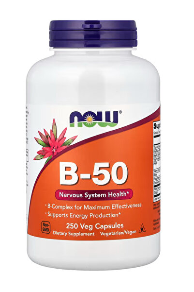 Genel Markalar Supplements, Vitamin B-50, Energy (b12,b6,Inositol,Choline) Ne...