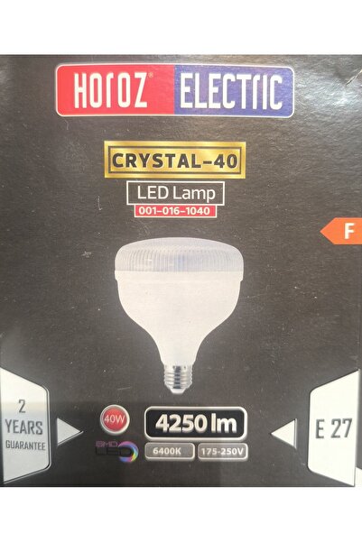 Genel Markalar Crystal 40 watt torch led ampul E27 beyaz ışık