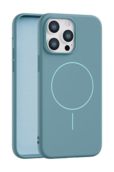 Vissona iPhone 12 Pro Max Uyumlu İçi Kadife Magsafe Wireless Şarz Özellikli T...