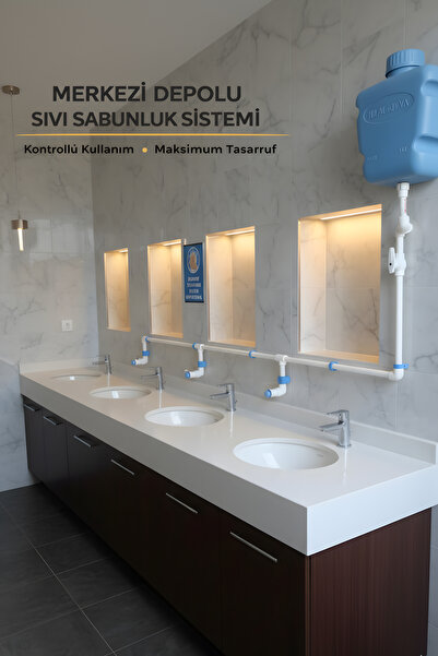 hilal kimya Централизирана система за дозиране на течен сапун с капацитет 10 ...