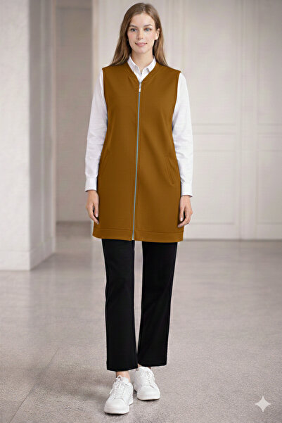 sarıdağ Combed Cotton Vest Hijab Vest