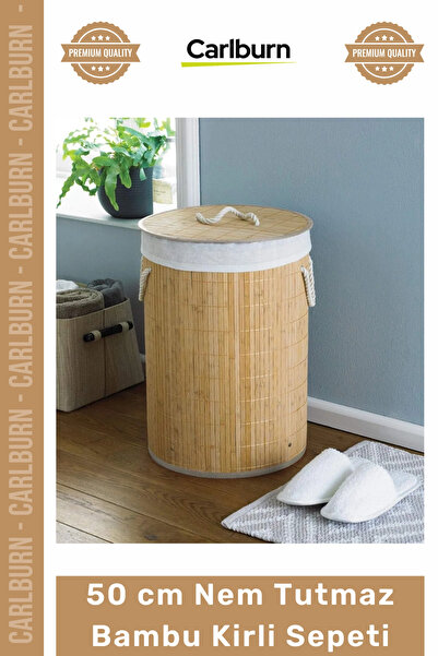 Carlburn # Kirlisepeti High Hygiene 50cm Round Washable Fabric Moisture-Repel...