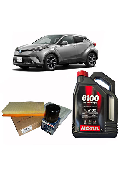 havoc 2016-2022 TOYOTA C-HR 1.2 TURBO PERİYODİK BAKIM SETİ MOTUL 5W 30