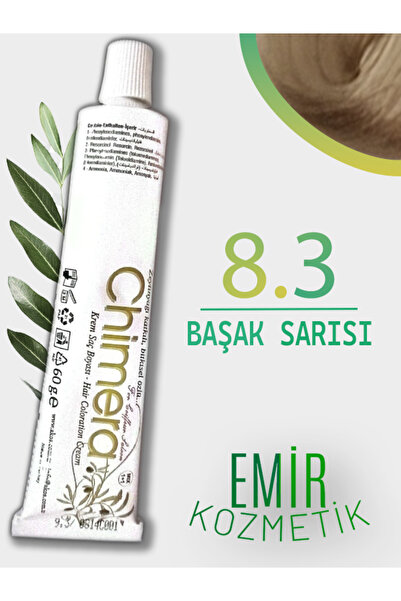 CHİMERA Yarı Bitkisel Saç Boyası No 8.3 - Başak Sarısı 60ml