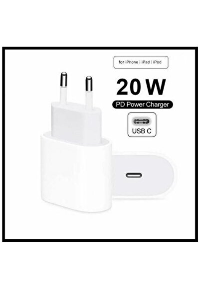 Genel Markalar Iphone X-11-12-13 Pro Pro Max Uyumlu Hızlı Şarj Aleti 20w Şarj Adaptörü Başlığı Usb-c Şarj Başlığı