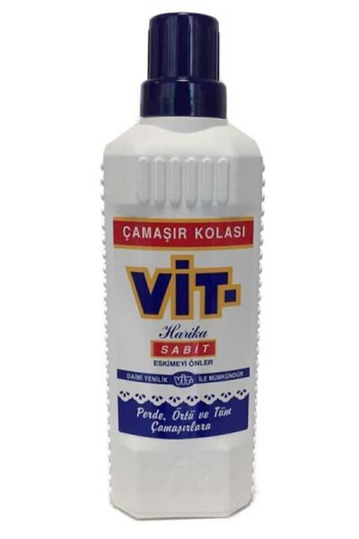 VIT Vit Çamaşır Kolası 500 ml Perde Örtü ve Tüm Çamaşırlarda Eskimeyi Önler