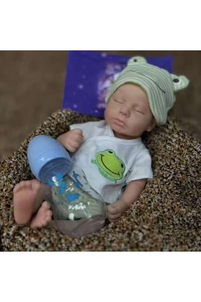 Choice دمية لولو بوي 33 سم قابلة لفتح الفم مصنوعة من السيليكون الصلب المطلي م...