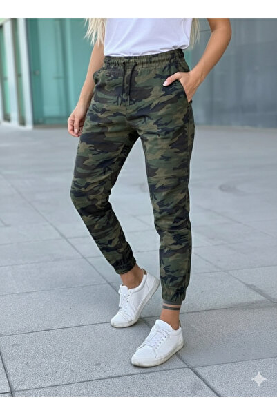 Umut Askeri Giyim Kamuflaj Mevsimlik Keten Likralı Kargo Pantolon Likralı Uni...