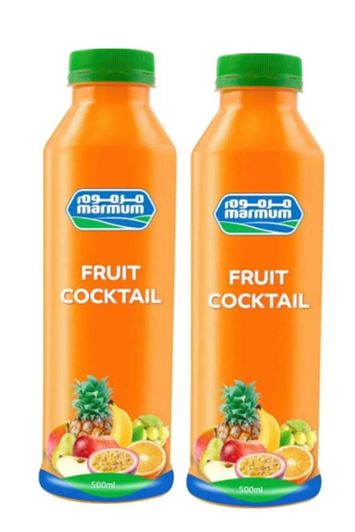 Marmum FRUIT COCKTAIL JUICE SUGAR FREE 500ML PACK OF 2 PCS