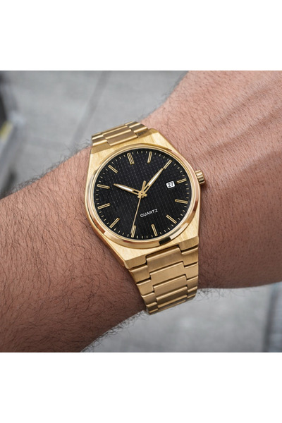 İSTLİV Gold Renk Analog Kol Saatleri Storistanbul