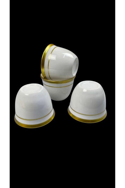 AR HOME 12 Piece Arabic Porcelain Coffee Cup Set - Cawa Set