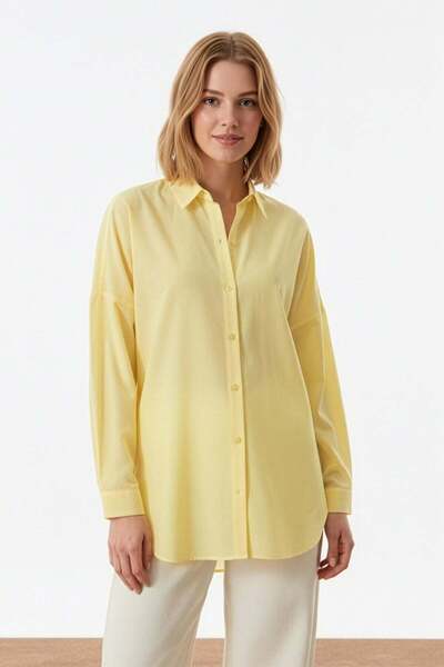 Fulla Moda Основна риза от плат Terikoton