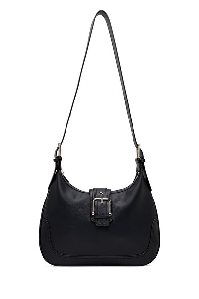 Derimod Geantă neagră de umăr pentru femei 25ABD2376FT