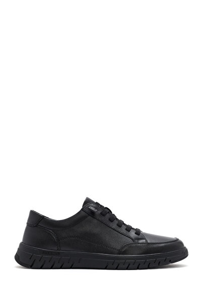 Derimod Men's Black Lace-Up Leather Sneaker 26Sfd694918