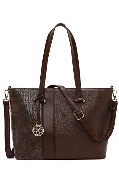 Derimod Geantă de umăr maro cu curea lungă pentru femei 25WBD286414