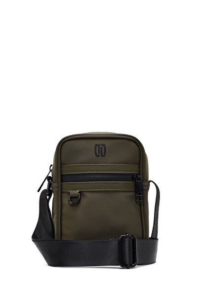 Derimod Erkek Haki Mini Kumaş Postacı Çantası 25SBD30116F