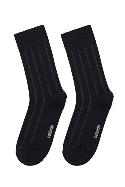 Derimod Ανδρικές μαύρες μακριές κάλτσες από μπαμπού 000A2C35136F
