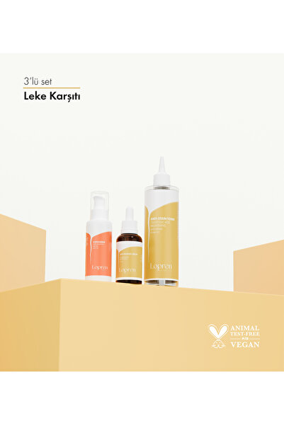 Lopren Beyazlatıcı, Leke Karşıtı 3'lü - Gündüz Bakım Seti