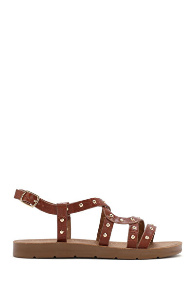 Derimod Women's Tan Crocodile Sandals 25Sfe4642E3