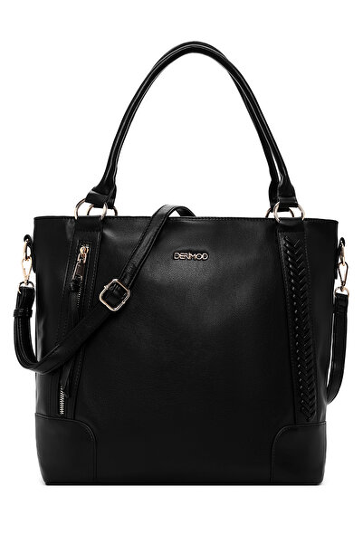 Derimod Geantă neagră pentru femei cu curea lungă 25WBD283618