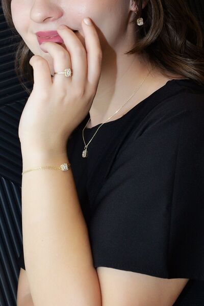 Hepimitu Baget Tektaş Altın Set Dörtlü - Fa.103