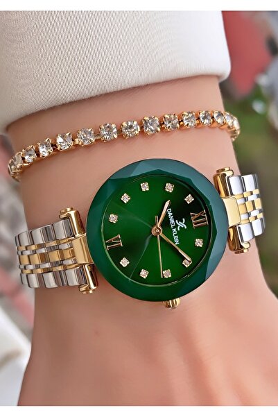 Daniel Klein Marka Sarı Gümüş Renk 2 Yıl Garantili Kadın Kol Saati - Bileklik...