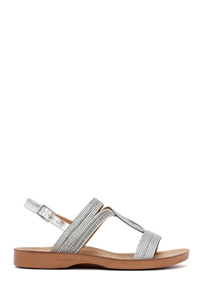 Derimod Women's Silver Stone Sandals 25Sfe464914