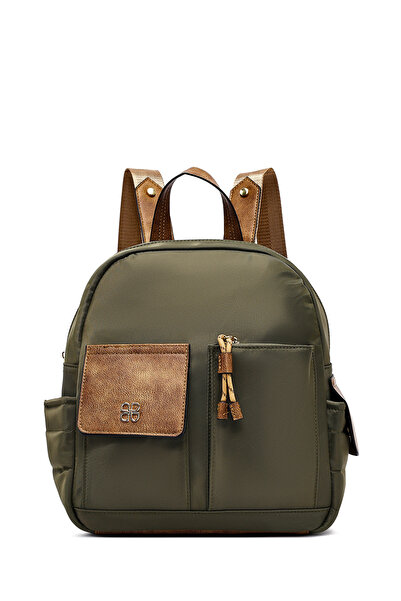 Derimod Kadın Yeşil Kumaş Sırt Çantası 25ABD28146F