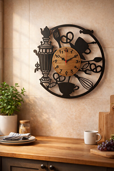 Pey Aksesuar Mutfak - Cafe Duvar Saati