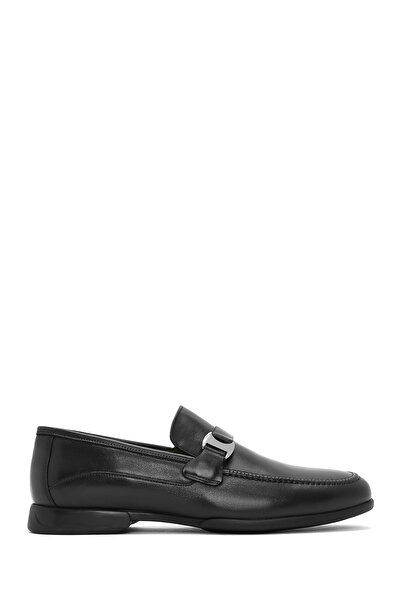 Derimod Loafer clasic din piele neagră pentru bărbați 25SFD 670118