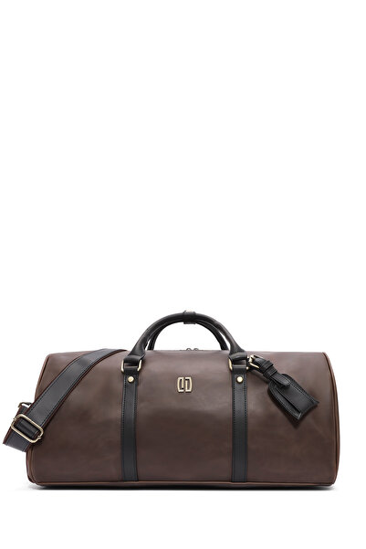 Derimod Мъжка кафява пътна чанта с дълга дръжка 24WBD302718
