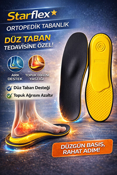 wicromed Ortopedik Tabanlık-içe Basma Ve Düz Taban Ayakkabı Tabanlığı Jel Sil...