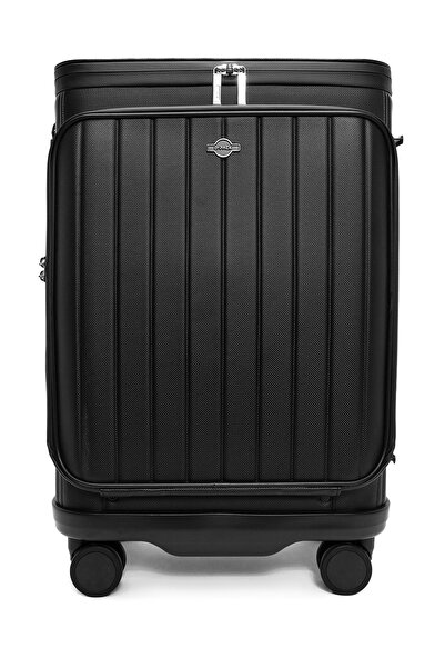 Derimod D-Pack Unisex Siyah Kabin Boy Valiz 24WBD30226F