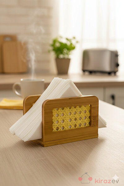 KirazEv Bambu Hazeranlı Peçetelik, Bambu Peçetelik