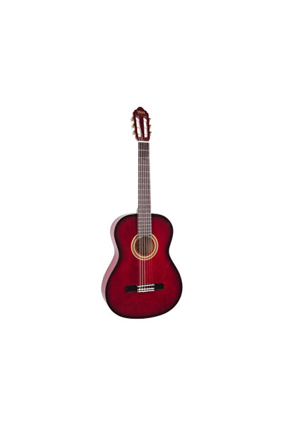 VALENCIA VC104TRDS KLASİK GİTAR 4/4 KIRMIZI SUNBURST +KILIF+PENA
