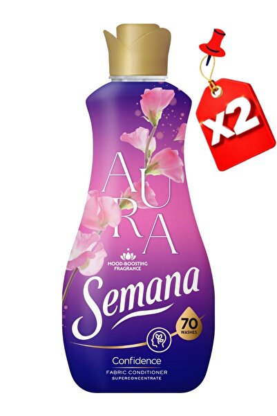 Semana Laundry Conditioner AURA CONFIDENCE 1.4L X2