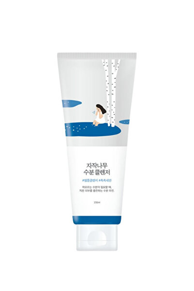 Round Lab رغوة غسول الوجه المرطبة المكثفة ومنظف مرطب بعصير البتولا - 150 مل