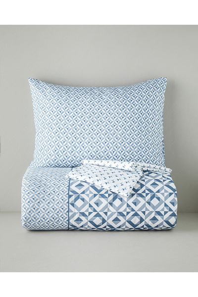 English Home Symetra Kolay Ütülenir Çarşaflı Tek Kişilik Nevresim Takımı 160x...