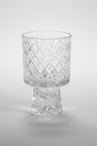 İpek Porselen طقم أكواب تقديم بتصميم البقلاوة الكريستالية لـ 6 أشخاص، سعة 340 مل