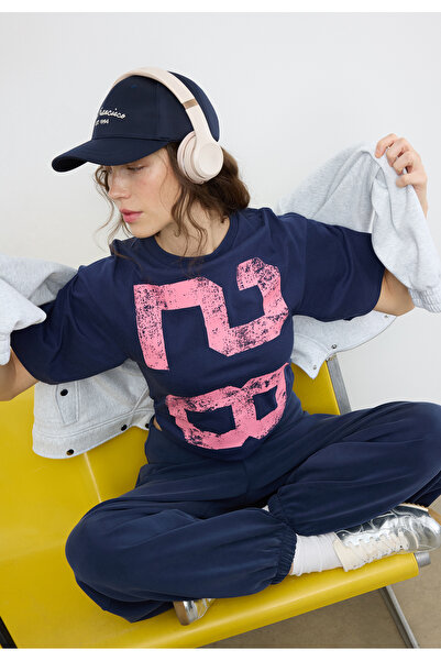 Stradivarius Placement ruched crop T-shirt