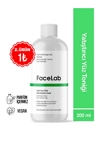 FaceLab Yeşil Çay Özlü Yatıştırıcı Tonik 200 ml