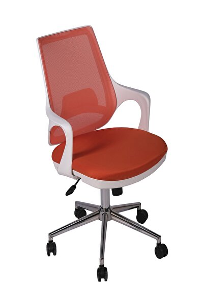 Ofisbazaar Buya Beyaz Fileli Çalışma Koltuğu | Ergonomik Şef ve Toplantı Kolt...